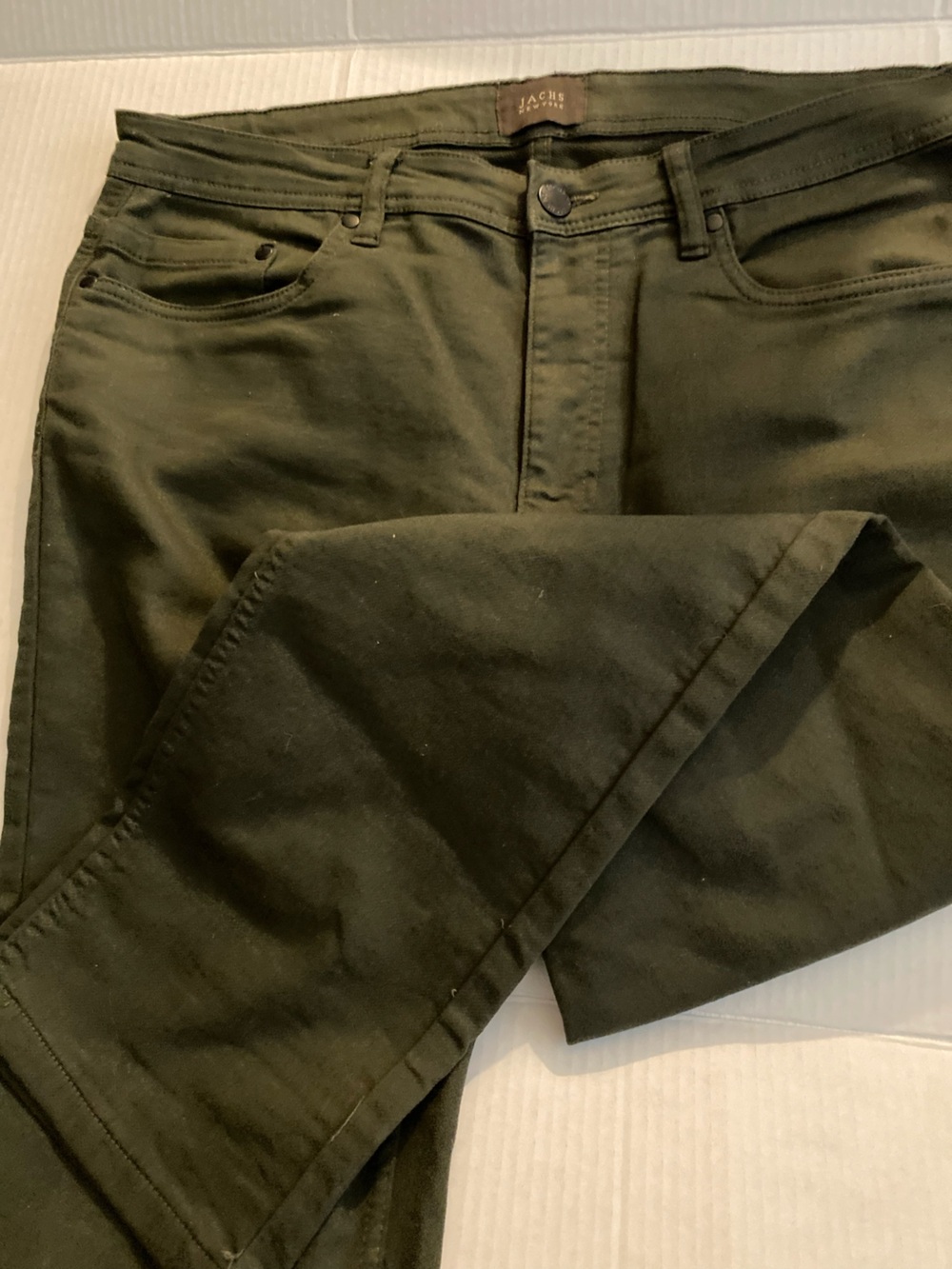 Jachs Olive Green Chino Pants